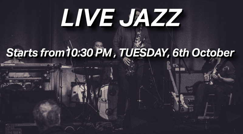 Join Our First Ever Jazz Night on 6th October