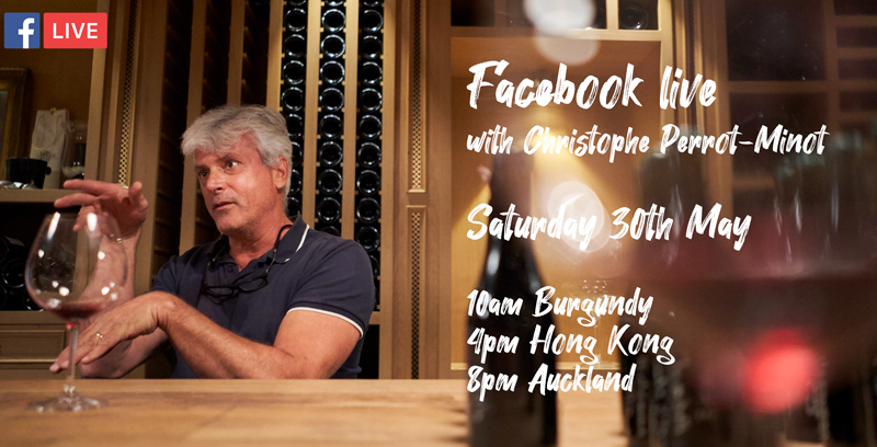 LIVE TASTING - 30th May with Christophe Perrot-Minot