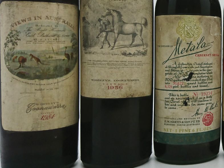 Mature California and Australian wines from the cellar of John Avery